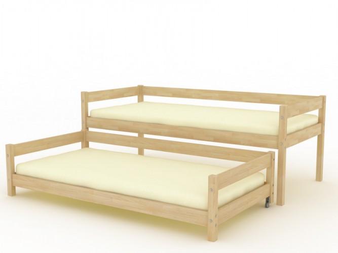 Кровать-диван софа (тахта) Ортмэкс Березка 13 из массива березы с ...