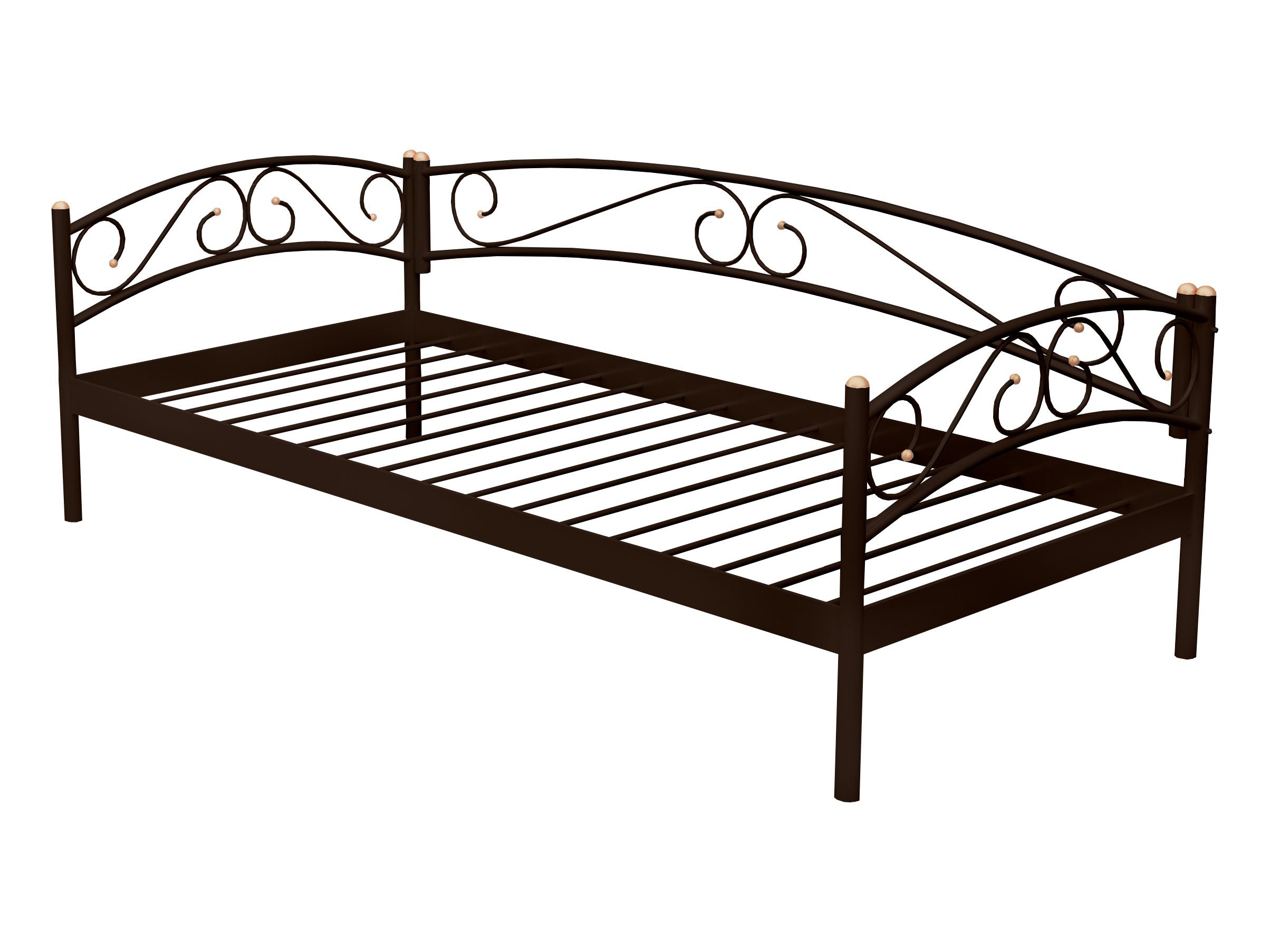 Кровать кушетка Alitte Gertrude серии Iron Bed из металла - недорого ...